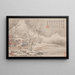 Landschaften - Li Jian — gerahmtes Bild an der Wand