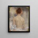 Akt - Lieven Herremans — gerahmtes Bild an der Wand
