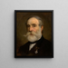 Kapitän Van de Woestijne - Léon de Winne — gerahmtes Bild an der Wand