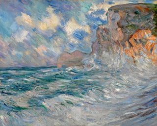 Klippen bei Étretat - Lilla Cabot Perry — Ansicht des Kunstwerks