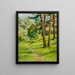 Sommerlandschaft - Lilly Walther — gerahmtes Bild an der Wand
