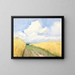 Landschaft von Worpswede - Lilly Walther — gerahmtes Bild an der Wand