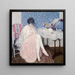 Lingerie déchirée - Frederick Carl Frieseke — gerahmtes Bild an der Wand