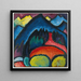 Lithographie in Blau Das Boot - Wassily Kandinsky — gerahmtes Bild an der Wand