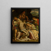 La Lamentation - Livio Agresti — gerahmtes Bild an der Wand