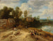 Landschaft mit Bauern und Vieh - Lodewijk de Vadder — Ansicht des Kunstwerks