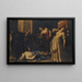 Die Tod von Kleopatra - Lombarde Schule — gerahmtes Bild an der Wand