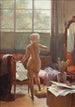 Das Modell des Künstlers - Léon Auguste César Hodebert — Ansicht des Kunstwerks