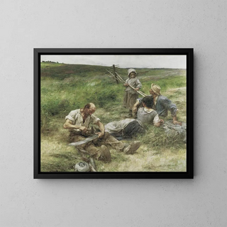 Lon Augustin Lhermitte - Haymaking.webp