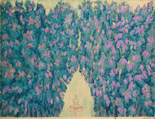 Lon Bakst - Set design for La Belle au Bois Dormant La Pousse des Lilas.webp