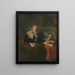 La Songeuse - Léon Bartholomé — gerahmtes Bild an der Wand