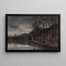 Abend - Léon Becker — gerahmtes Bild an der Wand