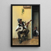 Der Banjo-Spieler - Léon Delachaux — gerahmtes Bild an der Wand