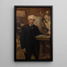 L'atelier du sculpteur Henri Allouard - Léon Eugène Maxime Faivre — gerahmtes Bild an der Wand