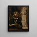 Portrait eines Kunstkenners - Léon Herbo — gerahmtes Bild an der Wand