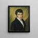 Portrait von Constantin Joseph Henri Moretus - Léon Lhermitte — gerahmtes Bild an der Wand