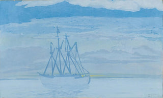 Lon Spilliaert - Chalutier sur la mer.webp