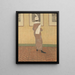 Dame in Ausstellung - Léon Spilliaert — gerahmtes Bild an der Wand
