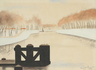 Lon Spilliaert - De Keignaertkreek in Zandvoorde.webp
