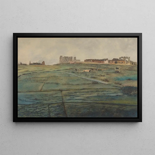 Lon Spilliaert - De Wellingtonrenbaan en het Royal Palace Hotel te Oostende kort na de Tweede Wereldoorlog.webp