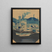 Blick auf den Hafen - Léon Spilliaert — gerahmtes Bild an der Wand