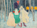 Mascarade Léopold II, Napoléon et la bouquetière - Léon Spilliaert — Ansicht des Kunstwerks