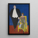 Portrait von Gustave und Norine Van Hecke - Léon Spilliaert — gerahmtes Bild an der Wand