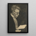 Portrait meines Bruders - Léon Spilliaert — gerahmtes Bild an der Wand