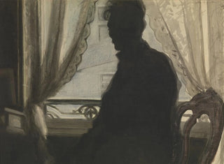 Silhouette des Malers - Léon Spilliaert — Ansicht des Kunstwerks
