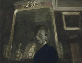 Lon Spilliaert - Zelfportret met spiegel.webp