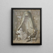 Innenansicht mit Graf Claes Ekeblad und seiner Ehefrau Brita geborene Horn - Lorentz Svensson Sparrgren — gerahmtes Bild an der Wand