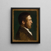 Portrait des Künstlers P. C. Skovgaard - Lorenz Frølich — gerahmtes Bild an der Wand