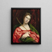 Sainte Catherine - Lorenzo Lotto — gerahmtes Bild an der Wand