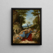 Saint Jérôme pénitent - Lorenzo Lotto — gerahmtes Bild an der Wand