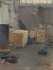 Innenaufnahme des Ateliers - Lotten Rönquist — Ansicht des Kunstwerks