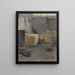 Innenaufnahme des Ateliers - Lotten Rönquist — gerahmtes Bild an der Wand