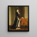 Portrait de Mme Aubry Vites - Louis-François-Prosper Roux — gerahmtes Bild an der Wand