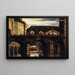 Le Petit Pont et le pont Saint-Charles - Louis-Godefroy Jadin — gerahmtes Bild an der Wand