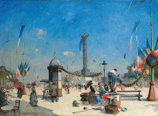 LouisJules Dumoulin - Preperation For 14 Juillet Celebrations Place De La Bastille Paris.webp