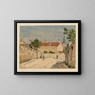 LouisMartialThodat Masson - Rue et glise  Vaugirard en 1881.webp