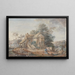 Le Petit Trianon Versailles - Louis-Nicolas van Blarenberghe — gerahmtes Bild an der Wand