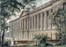 Die Kolonnade des Louvre vom Garten des Grafen d'Angiviller aus gesehen - Louis-Pierre Baltard — Ansicht des Kunstwerks