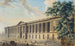 Die Kolonnade des Louvre um 1800 auf der Seite der Feuillants-Terrasse - Louis-Pierre Baltard — Ansicht des Kunstwerks