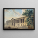 Die Kolonnade des Louvre um 1800 auf der Seite der Feuillants-Terrasse - Louis-Pierre Baltard — gerahmtes Bild an der Wand