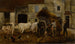 Gruppe von Ochsen im Bauernhofhof - Louis-Robert Carrier-Belleuse — Ansicht des Kunstwerks