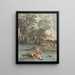 Der Torrent Und Der Fluss Der Torrent Und Der Fluss - Louis-Simon Lempereur — gerahmtes Bild an der Wand
