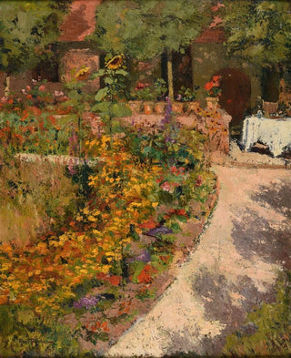 Louis AbelTruchet - Pergola jardin fleuri.webp
