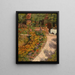 Pergola, blühender Garten - Louis Abel - Truchet — gerahmtes Bild an der Wand