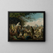 Discours sur une souche - Louis Adolphe Gautier — gerahmtes Bild an der Wand
