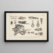 Recherches sur les poissons fossiles Pl101 - Louis Agassiz — gerahmtes Bild an der Wand
